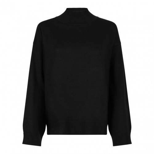 Black High Neck Jumper