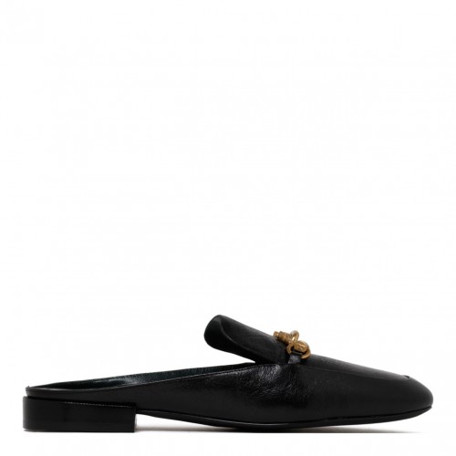 Black Jessa Backless Loafer