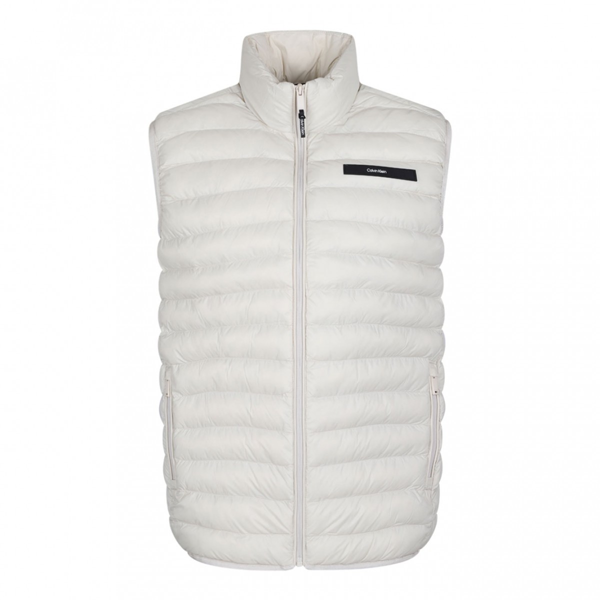 Stony Beige Quilted Gilet