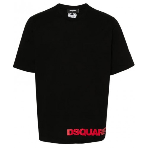 Black Logo Print T-Shirt