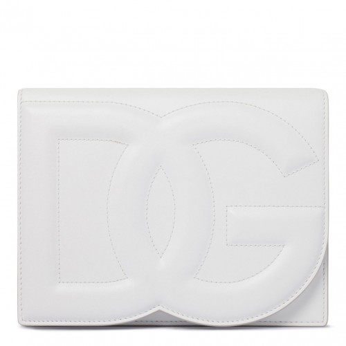 White DG Logo Crossbody Bag