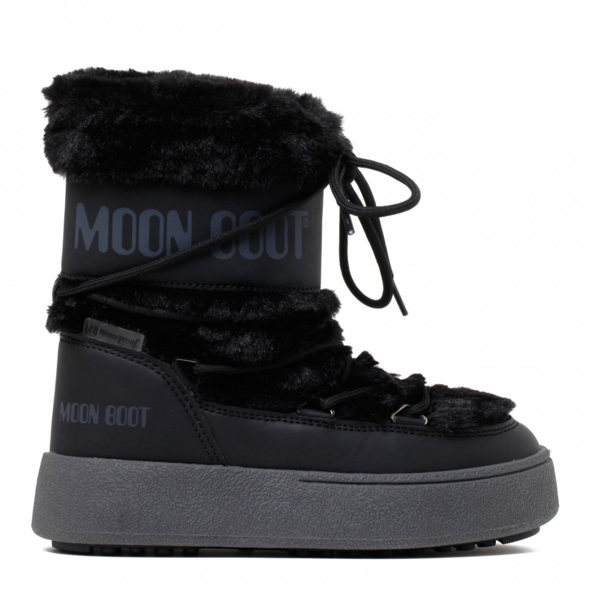 Moon Boot Black Shearling Boots