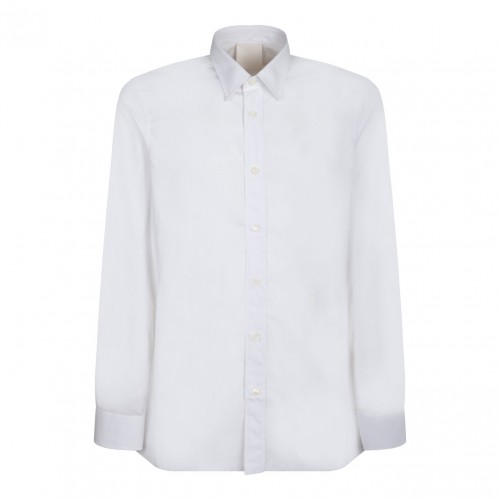 White 4G Embroidered Shirt