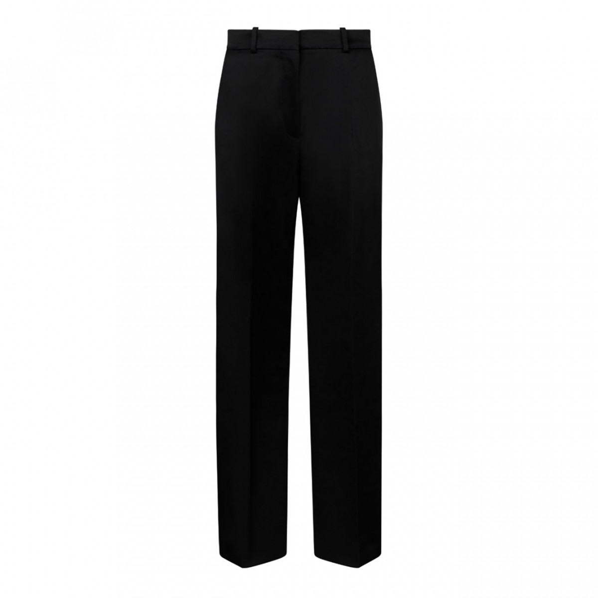 Black Satin Finish Trousers