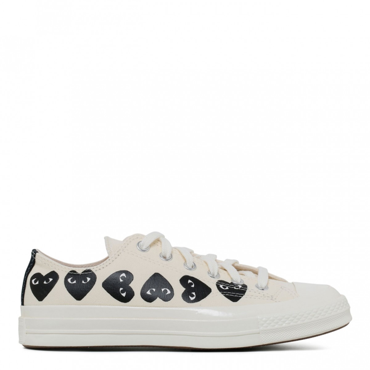 Comme Des Garcons White Play Chuck 70 Sneakers