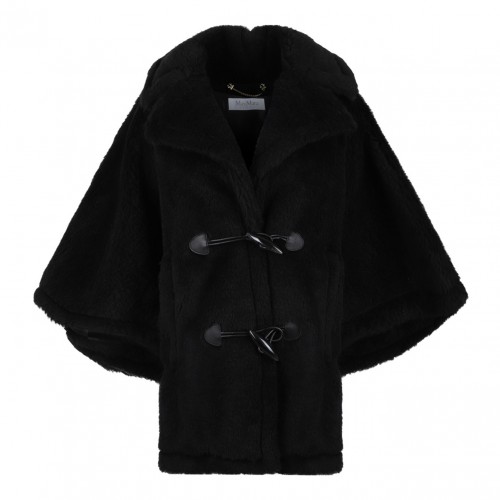 Black Teddy Fabric Cape