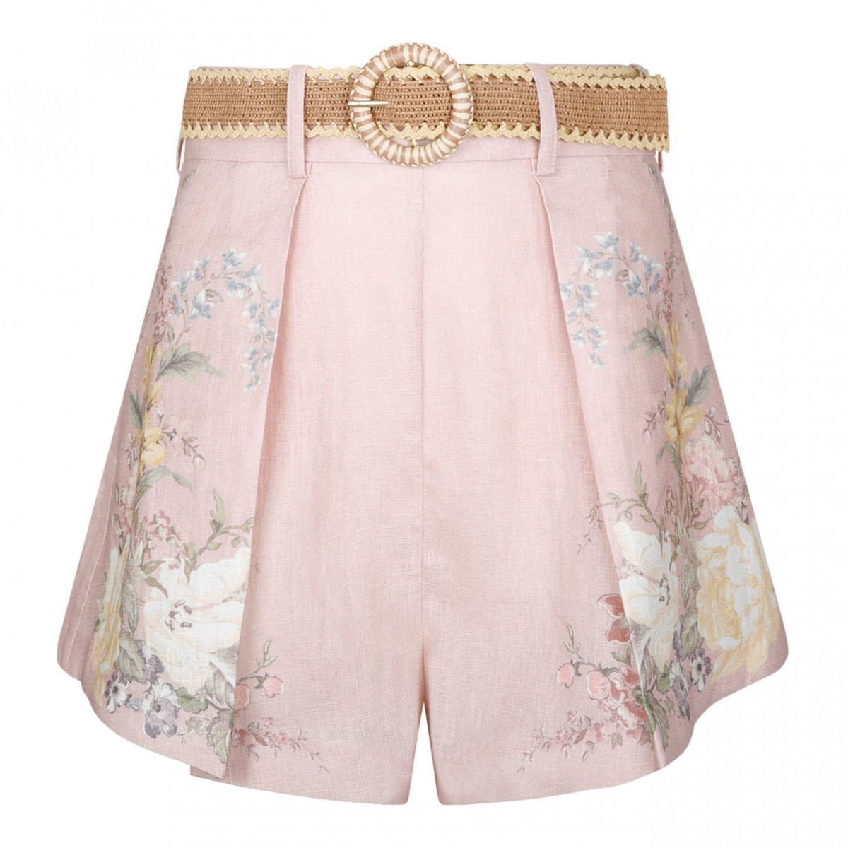 Pink Waverly Tuck Short