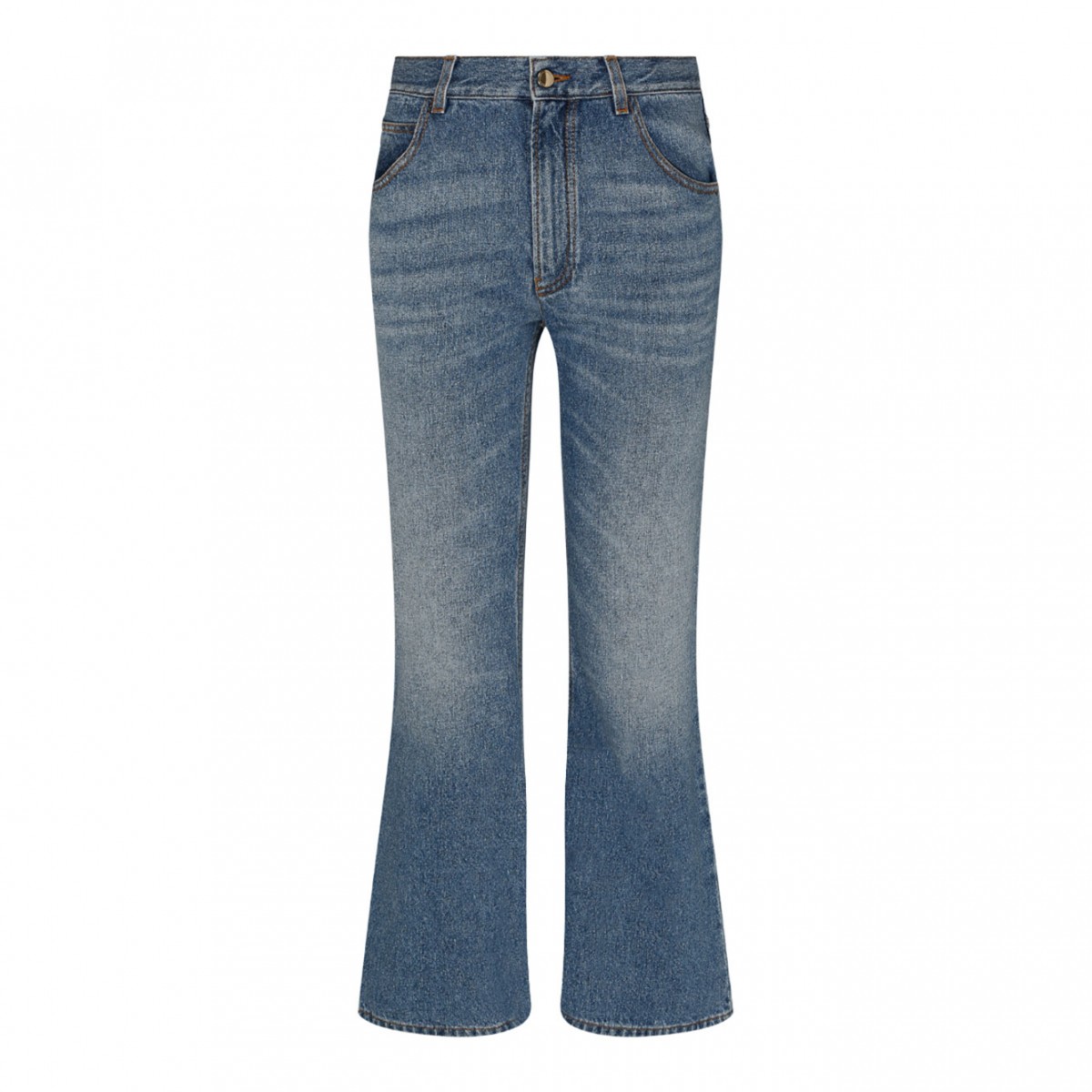 Foggy Blue Bootcut Jeans