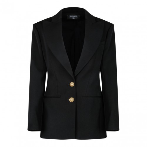 Black Single Breasted Blazer