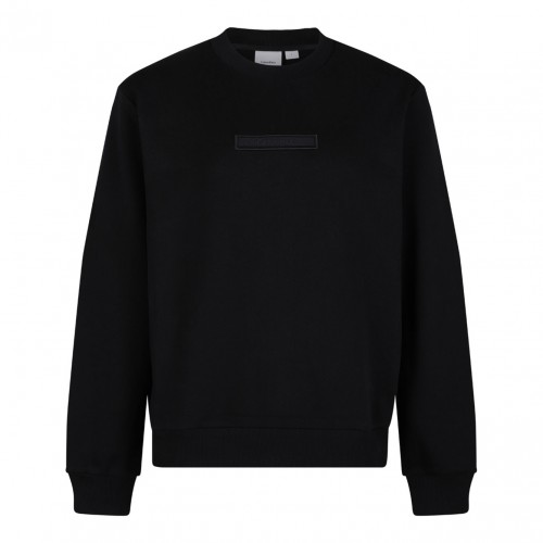 Black Logo Print Sweatshirt