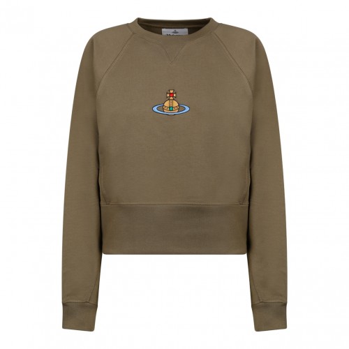 Olive Raglan Sweatshirt