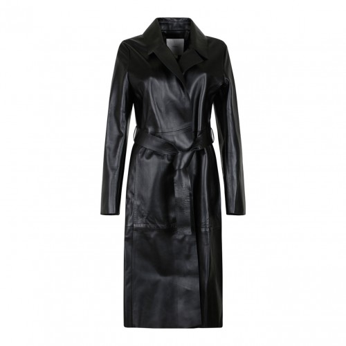 Black Leather Coat