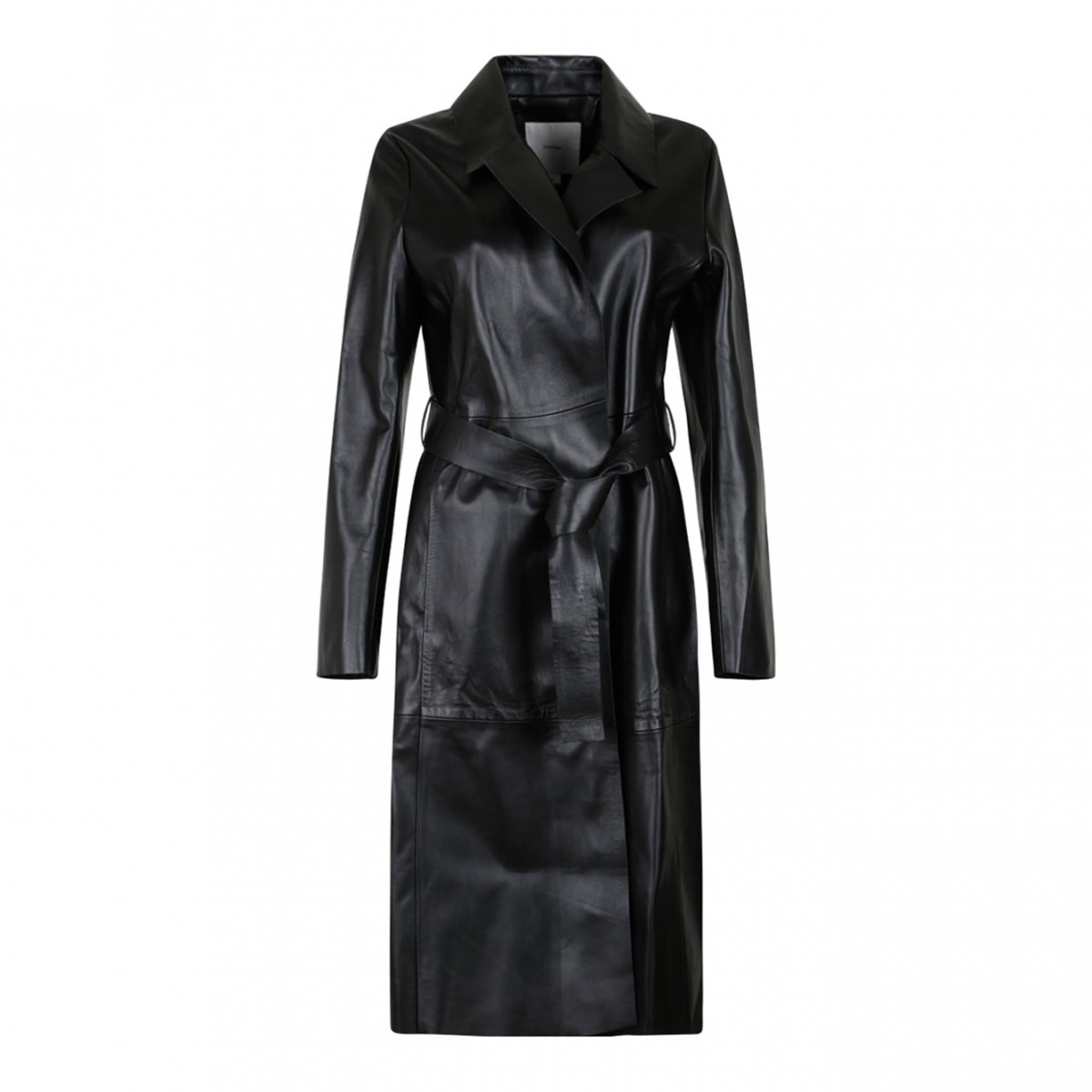 Black Leather Coat