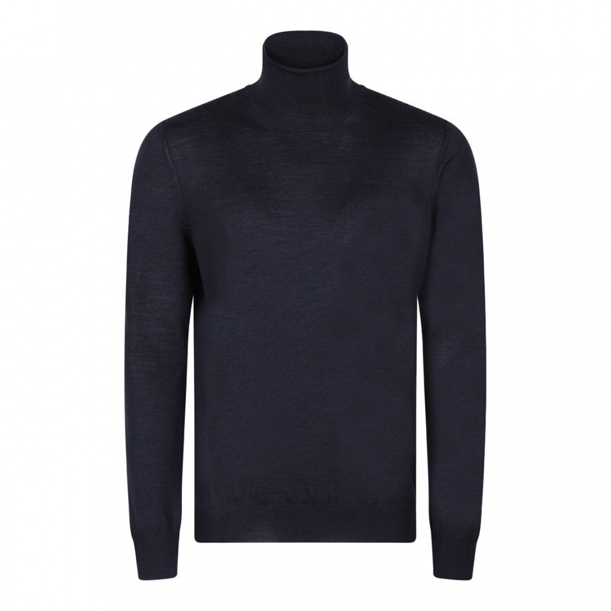 Dark Blue High Neck Sweater