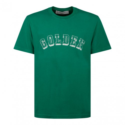 Green Logo Print T-Shirt