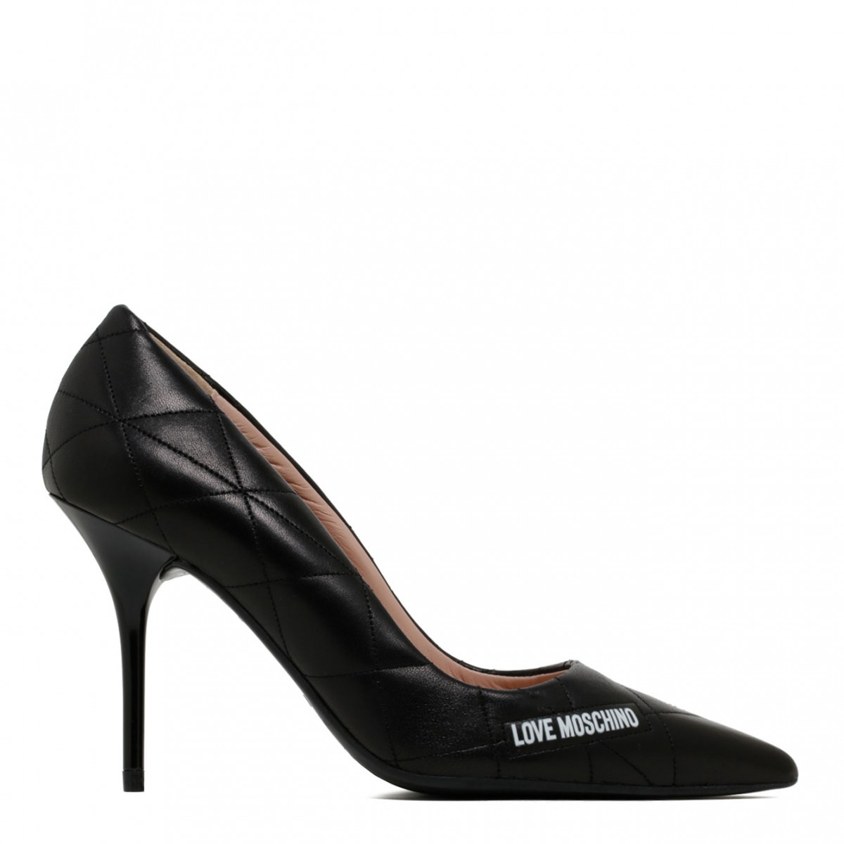 Love Moschino Black Quilted Pumps