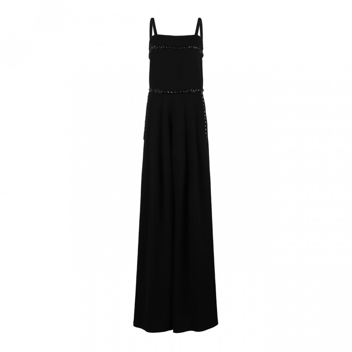 Black Sleeveless Jumpsuit