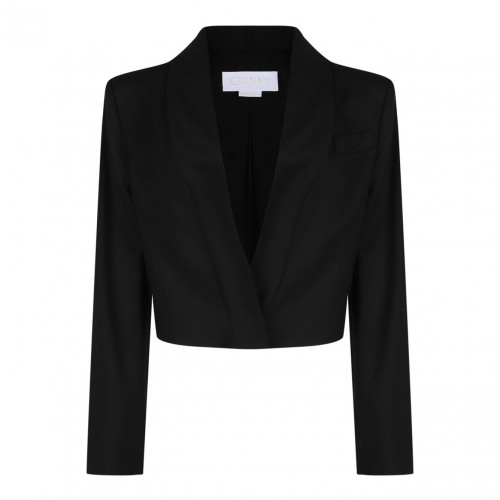 Black Cropped Blazer