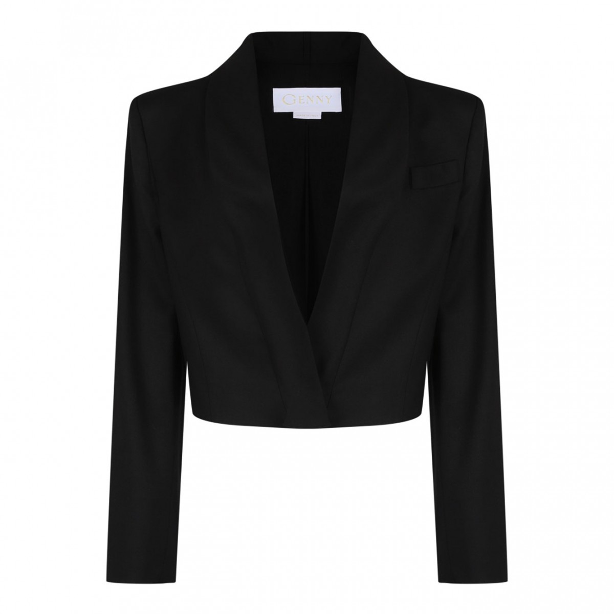 Black Cropped Blazer