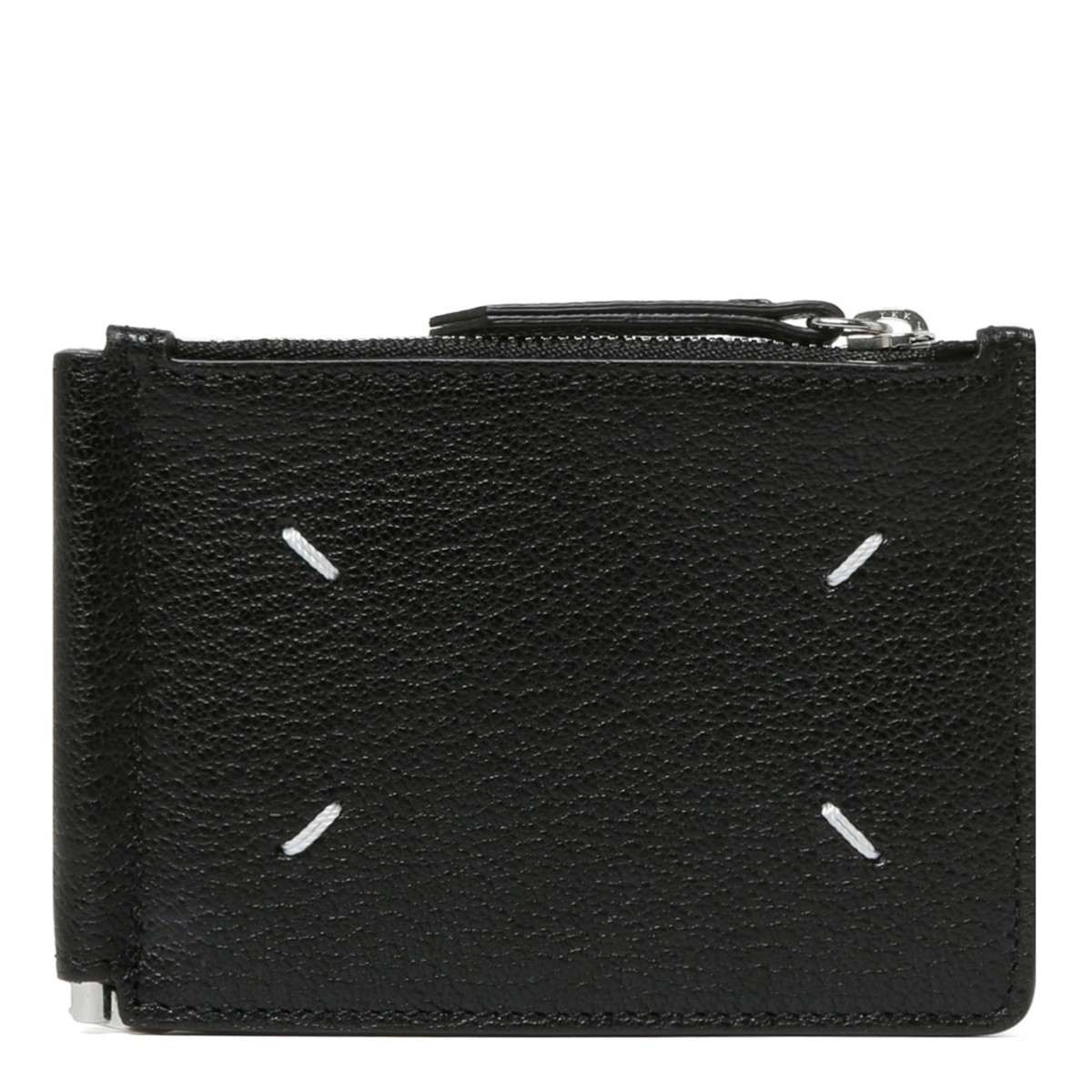 Black Four Stitch Wallet