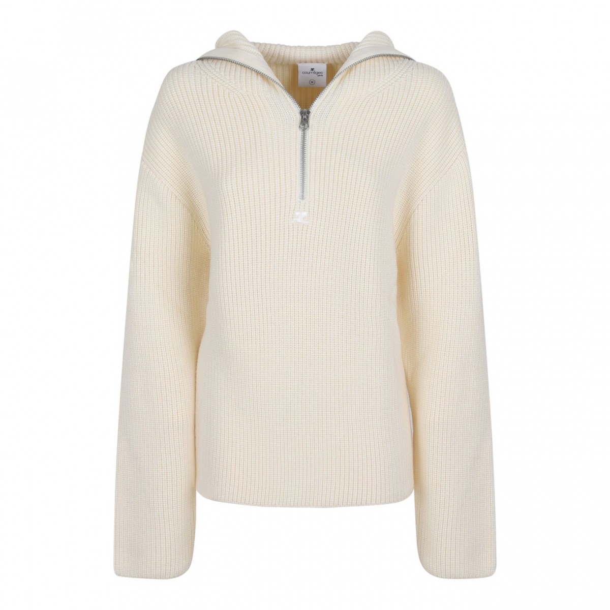 Light Beige Hooded Sweater