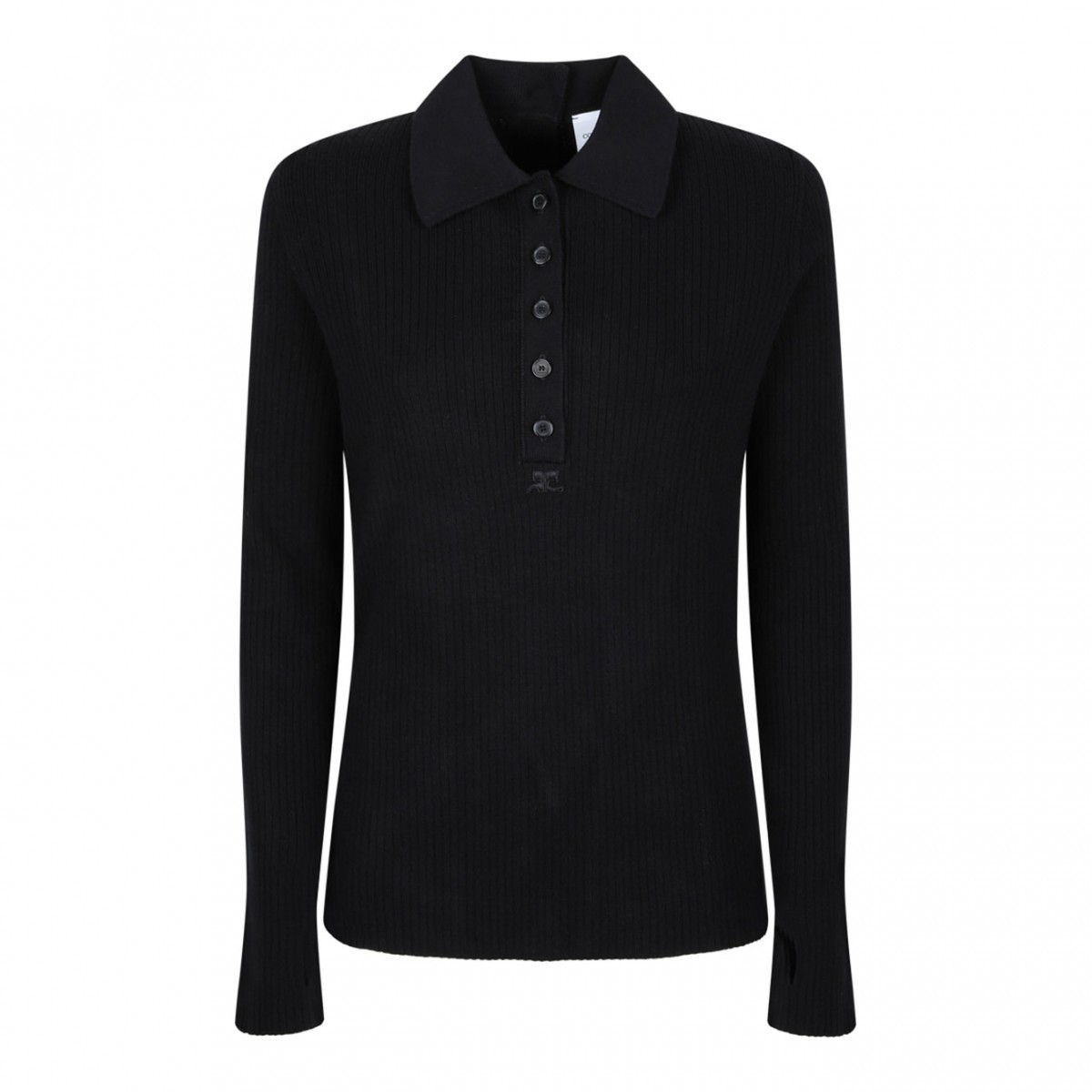 Black Polo Jumper