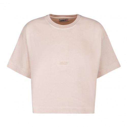 Pink Cropped T-Shirt