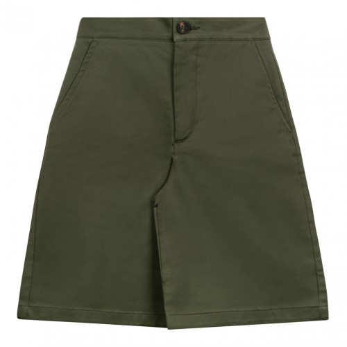 Olive Green Chino Shorts