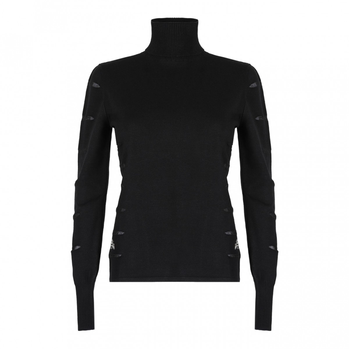 Black High Neck Sweater