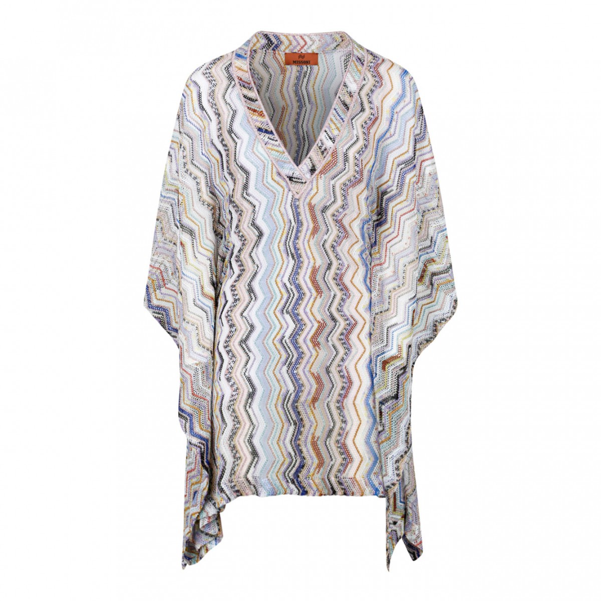 Multicolour ZigZag Beach Caftan