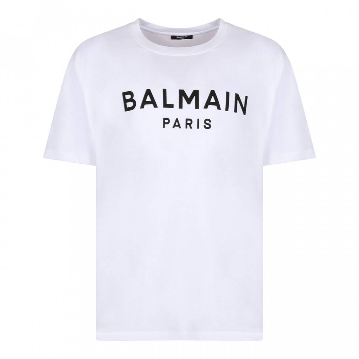 White Logo Print T-Shirt