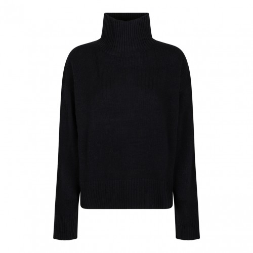 Black High Neck Sweater