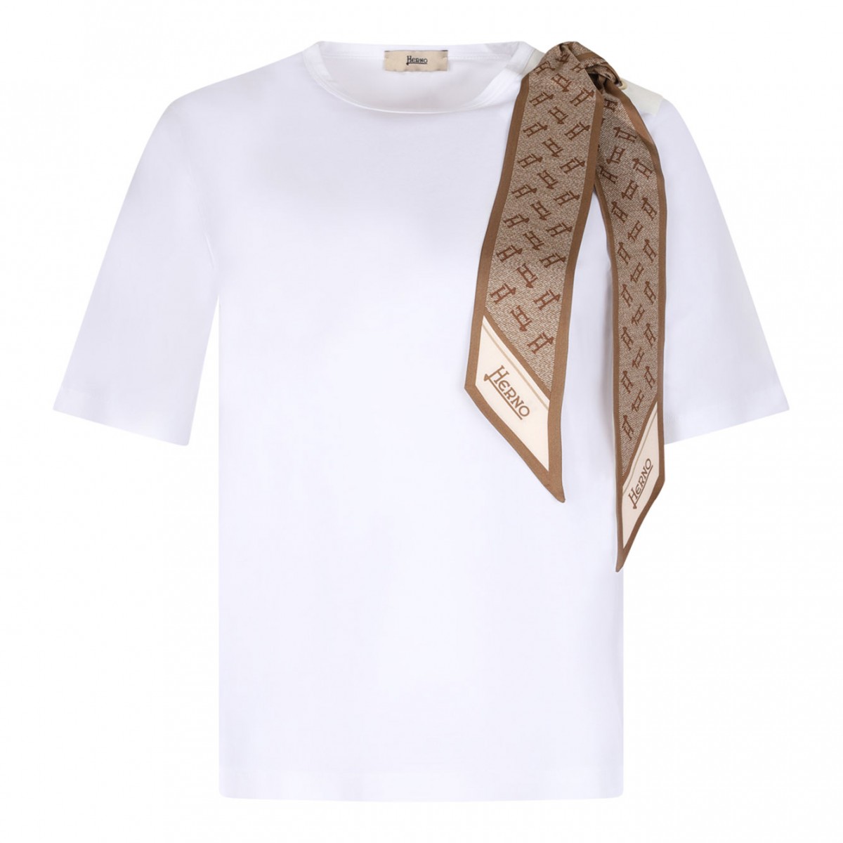 White Foulard T-Shirt