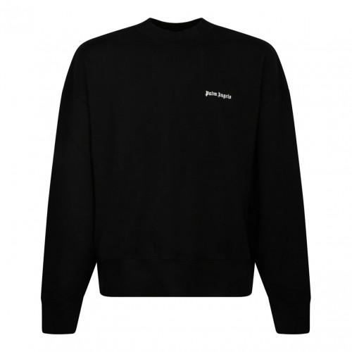 Black Logo Print Sweatshirt