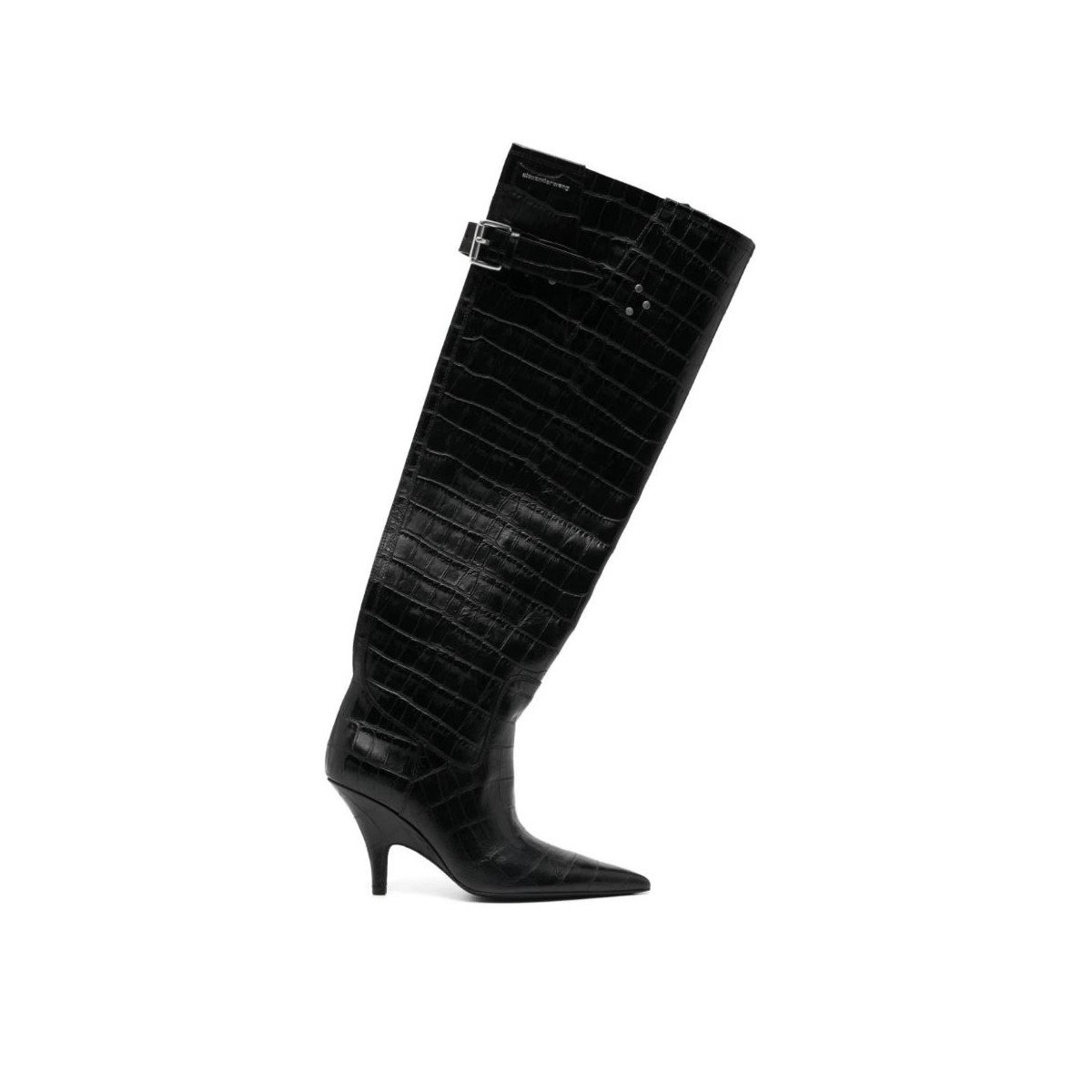 Alexander Wang Open Back Tall Boot Black