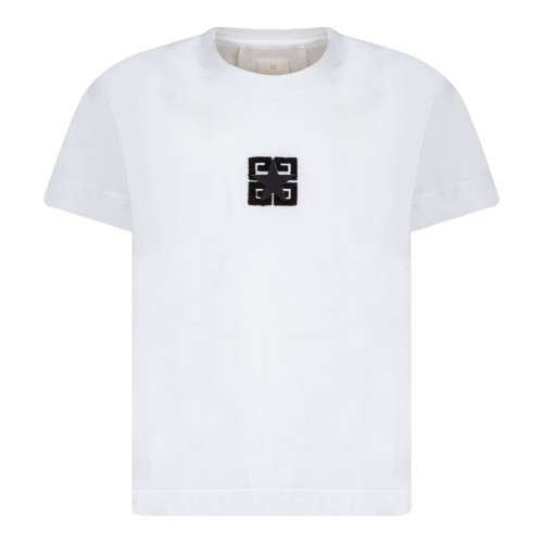 White 4G Stars T-Shirt