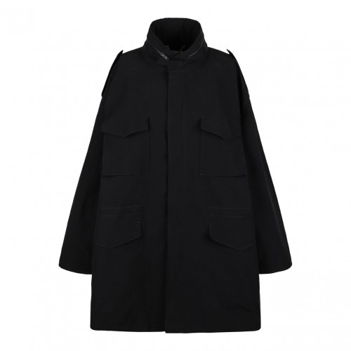 Black Hooded Coat