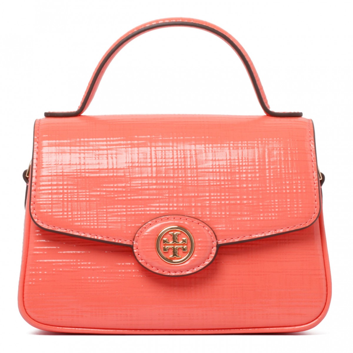 Small Coral Crush Robinson Top-Handle Bag