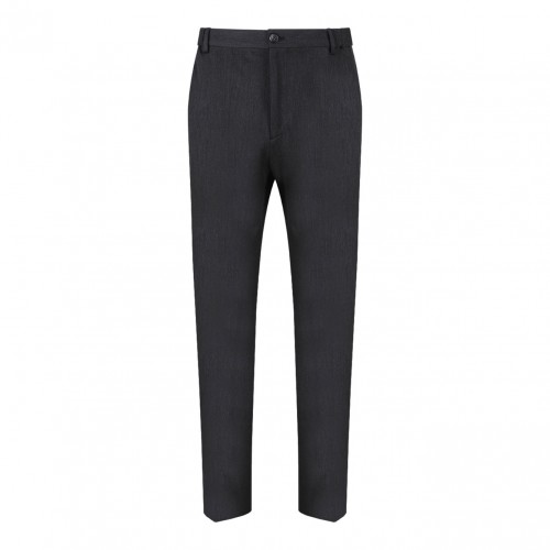 Dark Grey Tapered Trousers