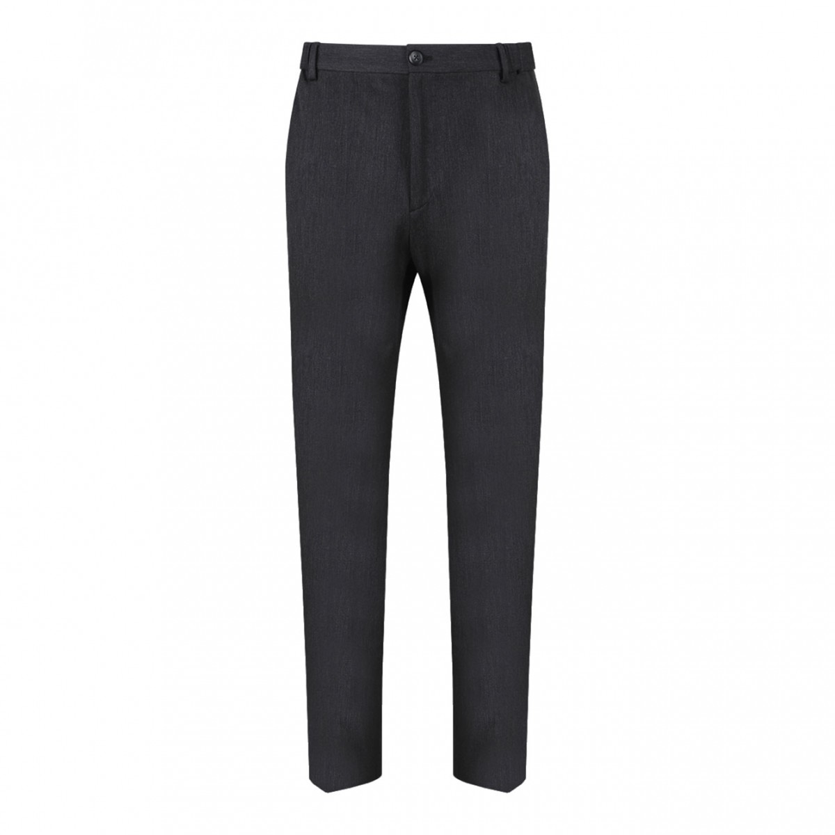 Dark Grey Tapered Trousers