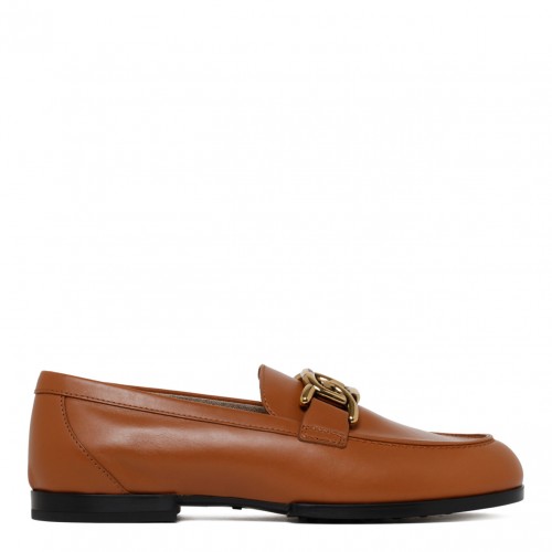 Brown Calfskin Moccasin