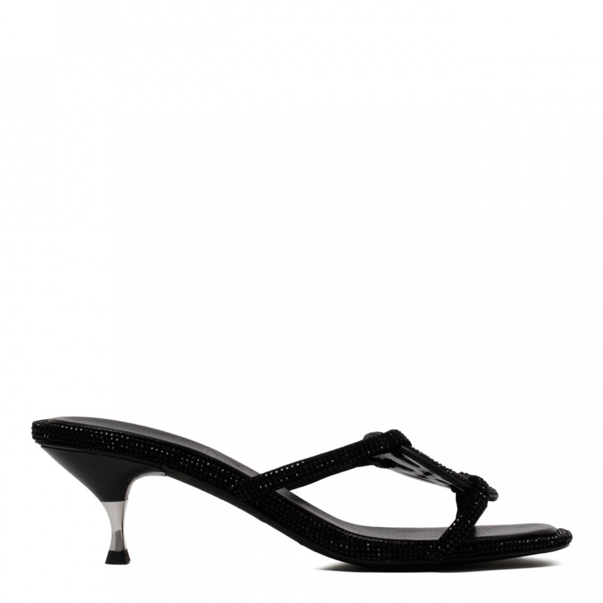 Black Miller Pav Bomb Sandal