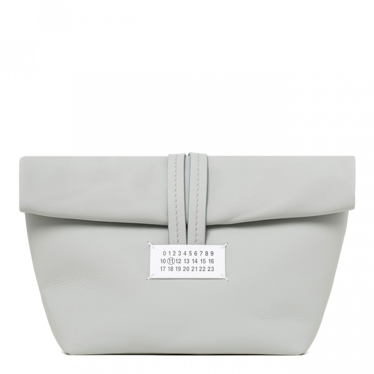 Pale grey clutch bag hotsell