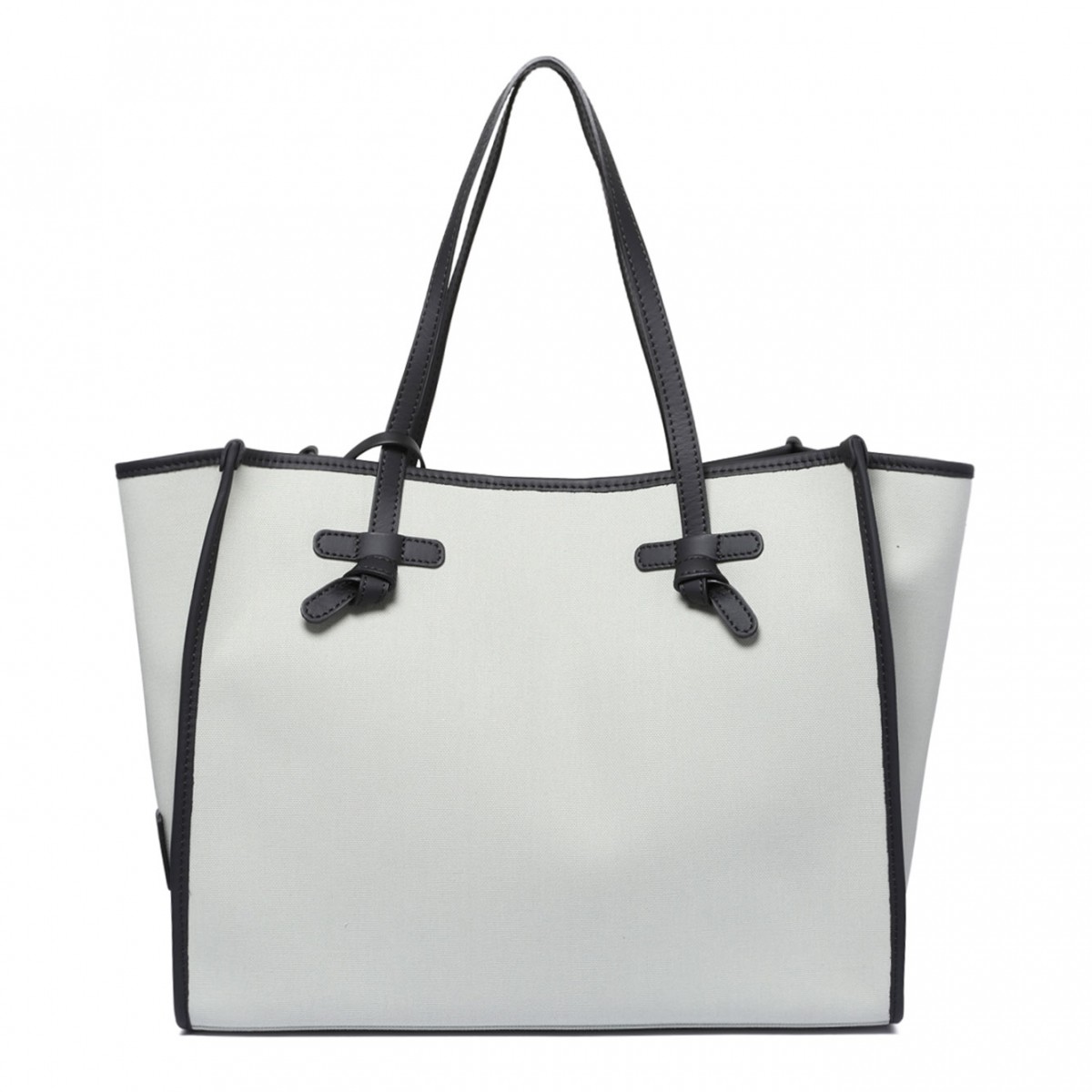 Light Mint and Camel Shopping Bag