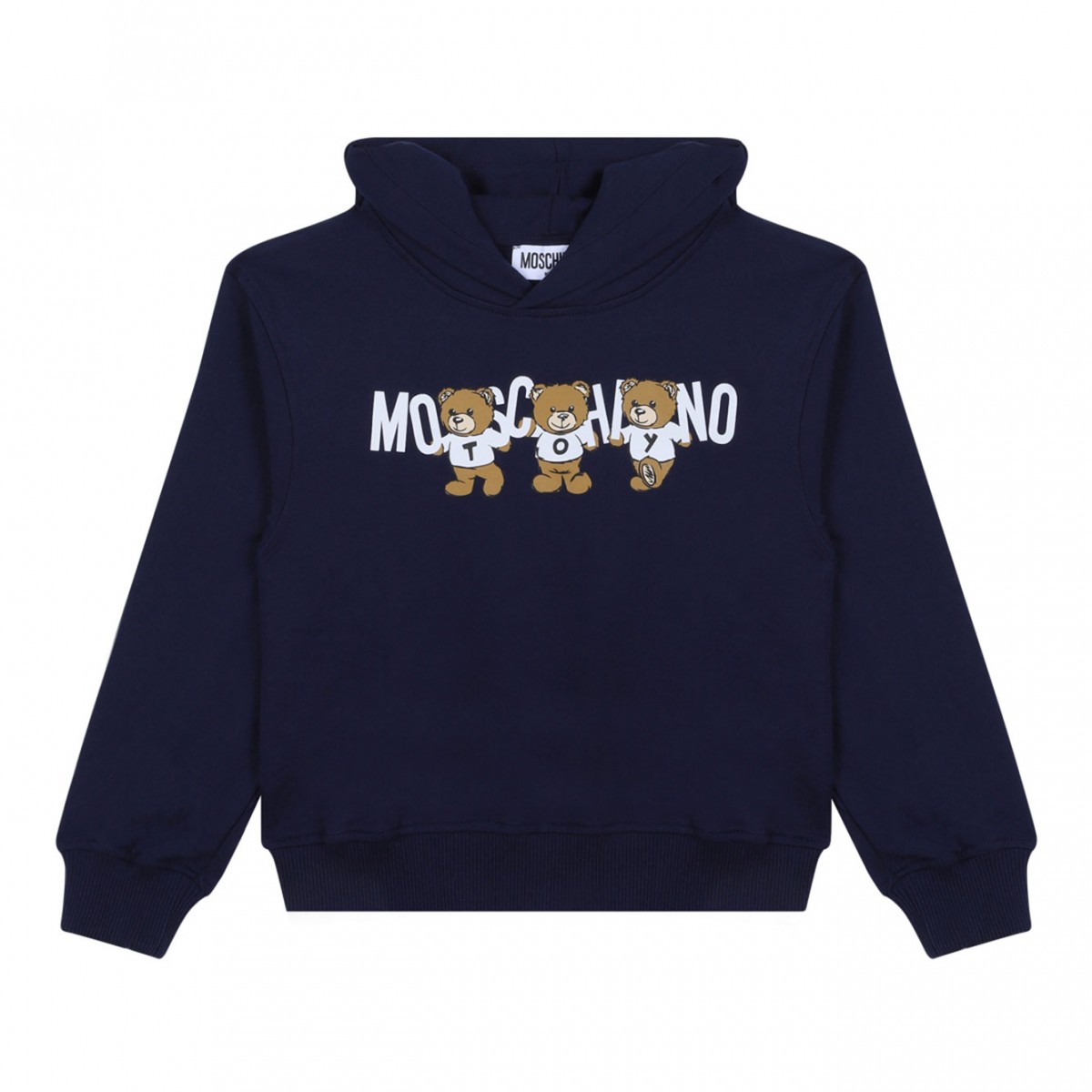 Blue Navy Teddy Bear Hoodie