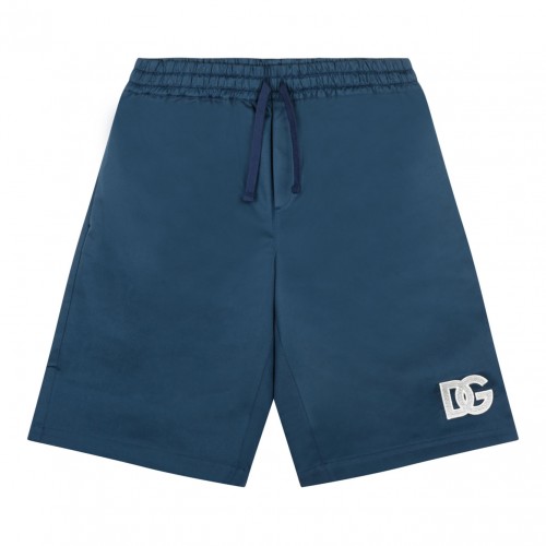 Blue Logo Shorts