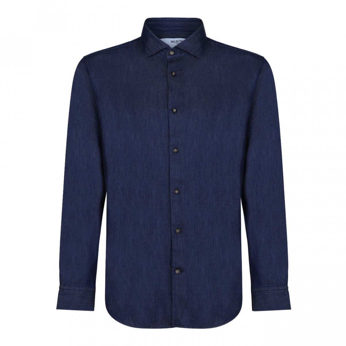 Dark Blue Denim Shirt