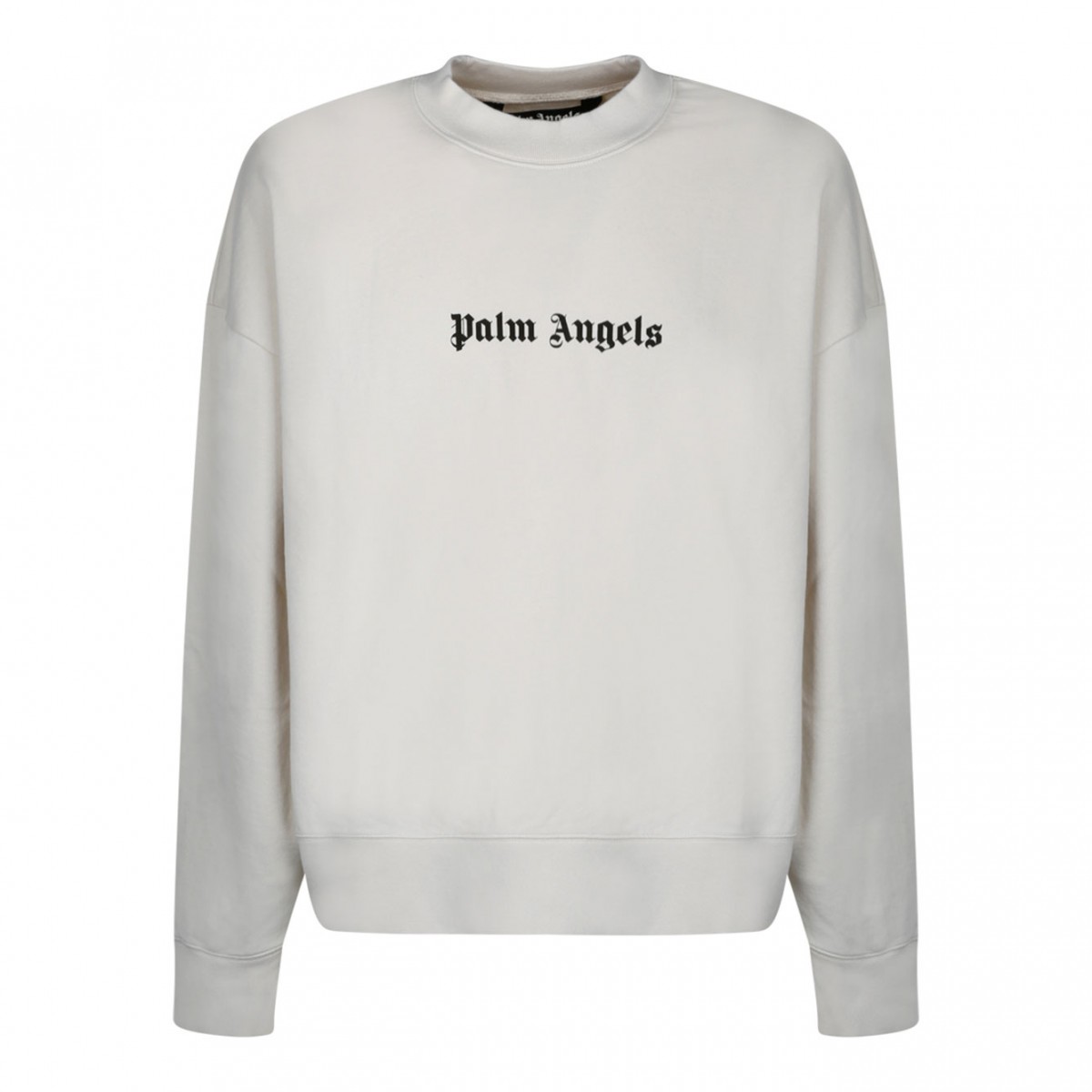 White Logo Print Sweatshirt