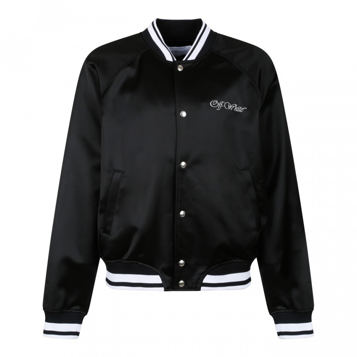 Black College Bomber Jacket