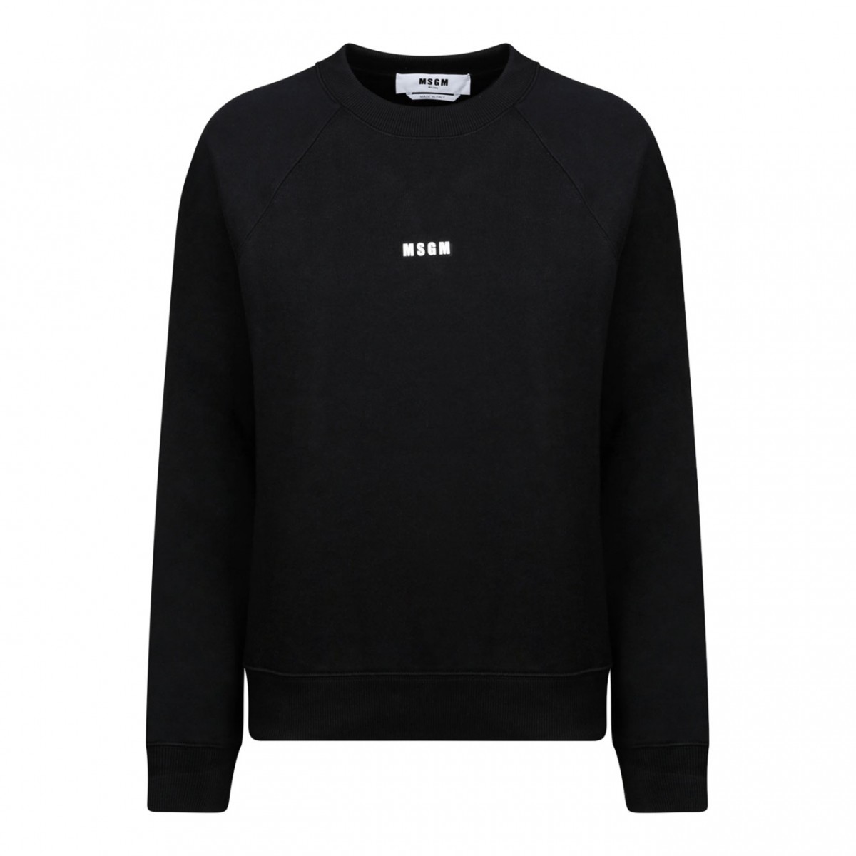 Black Logo Print Sweatshirt